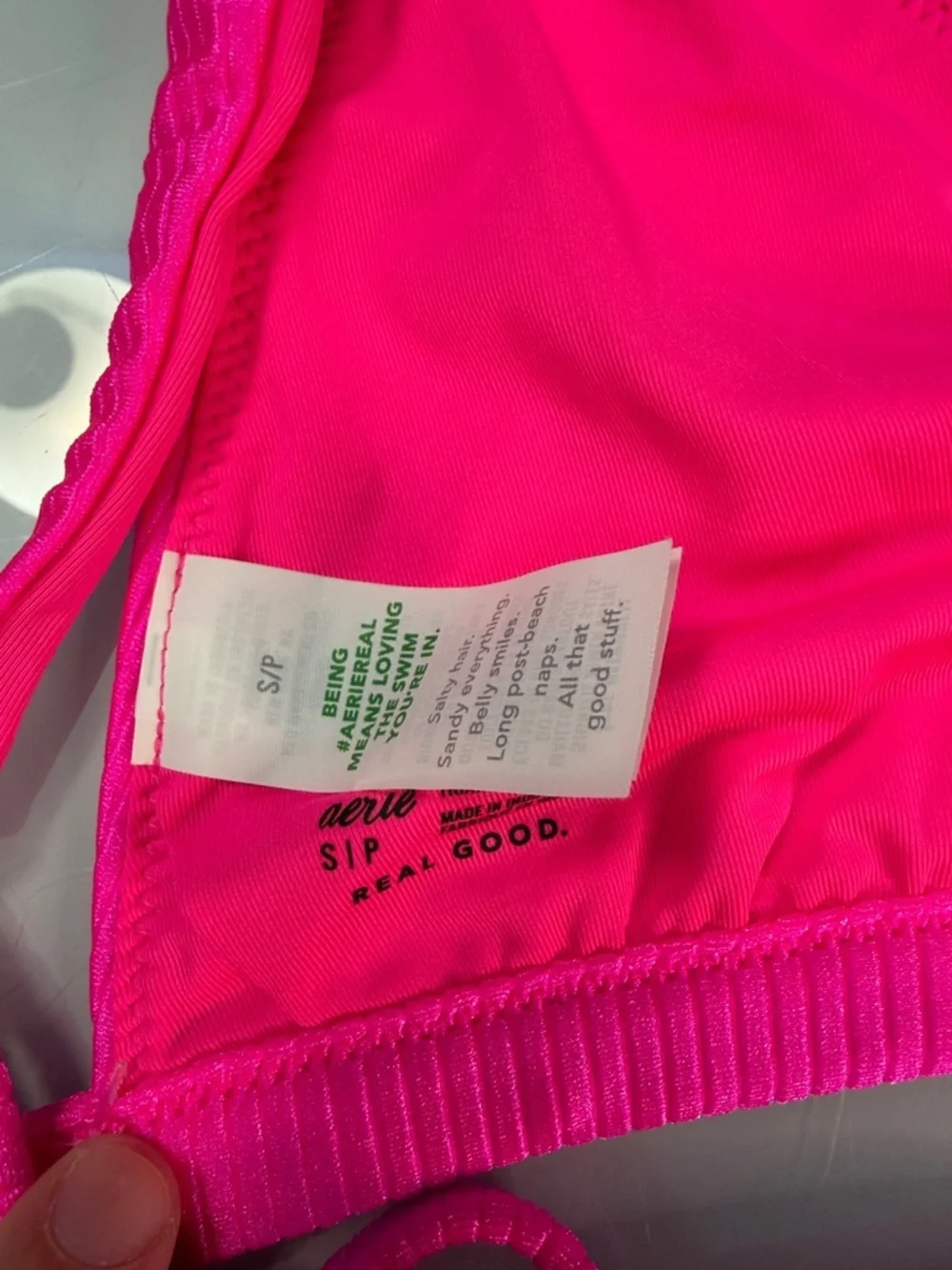 NWT Aerie Triangle Bikini Top